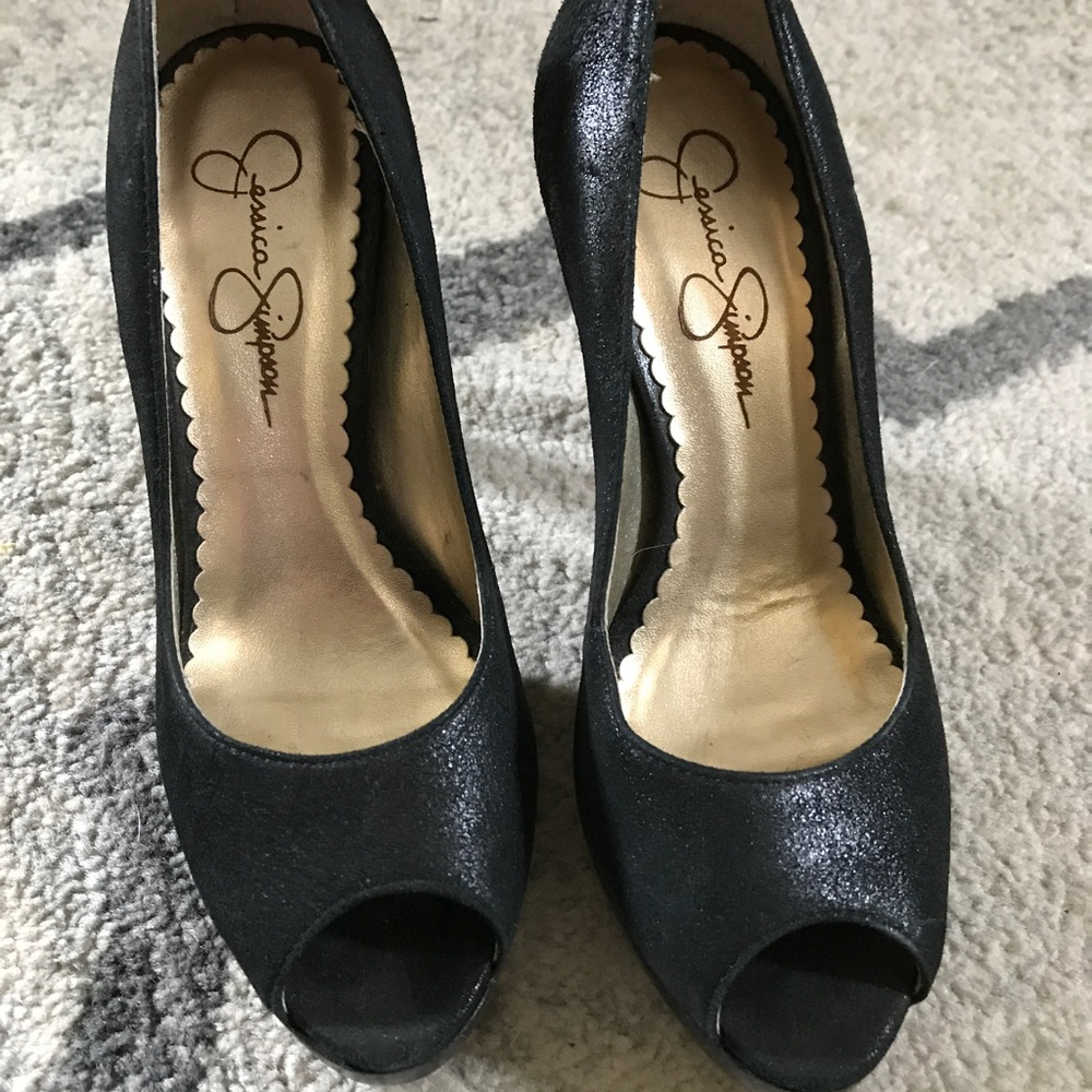 Jessica Simpson peep toe heels
